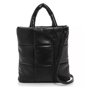 AQUA Quilted Crossbody Tote